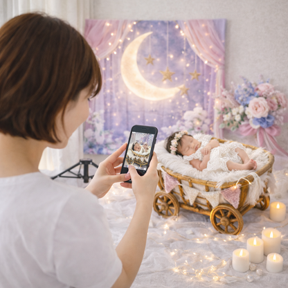 キャンドル - ニューボーン撮影セット